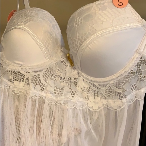 Push up satin babydoll - Picture 5 of 7